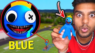 Do Not Use BLUE From RAINBOW FRIENDS VOODOO DOLL!! *RAINBOW FRIENDS IN REAL LIFE*