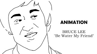 Rotoscoping Animation - Bruce Lee - "Be water my friend"