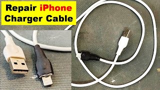 የ iPhone ባትሪ መሙያ ገመድ በቤት ውስጥ እንዴት እንደሚጠግን