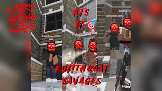 KTS DT - Kutthroat Savages (Official Roblox Drill Music Video / South Raq Music Video)