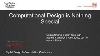 Computational design is nothing special