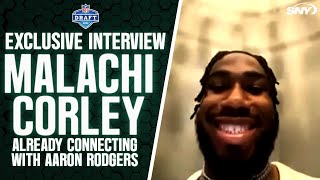 Jets NFL Draft pick Malachi Corley has already called Aaron Rodgers, invited to stay with QB | SNY