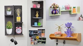 5 AMAZING CARDBOARD FLOATING SHELVES IDEAS YOU CAN MAKE EASILY AT HOME| RECYCLE CARDBOARDS
