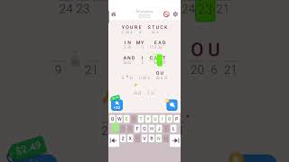 cryptogram letters and word game level 8