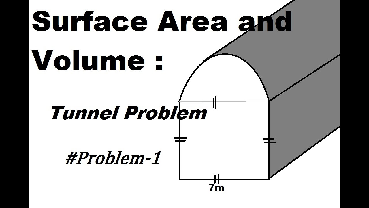 Surface Area And Volume - Tunnel Problem - Problem-1 - Mathematics ...