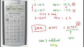 BA2Plus : IRR and MIRR Calculation