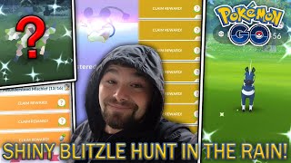 SHINY BLITZLE HUNT IN THE RAIN! (Pokémon GO Festival of Lights Event)