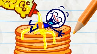 Pencilmate & Pencilmiss 🍝PERFECT MEAL FOR PENCILMATE AND PENCILMISS 🍝 #YUMMY​ 🤤 Cartoons 2021