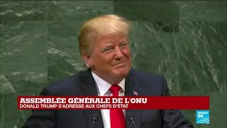 REPLAY - Discours de Donald Trump à l''Assemblée générale de l''ONU