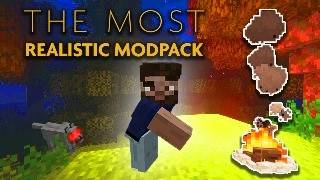 I SURVIVED the MOST REALISTIC Minecraft Mod