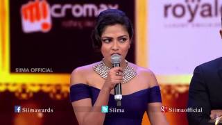 Micromax Siima 2015 | Best Actress (Critics) Tamil | Amala Paul