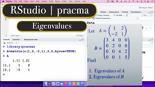 RStudio | pracma | Eigenvalues