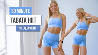 Day 6 #levelup - 30 MIN KILLER HIIT TABATA WORKOUT - Full Body, No Equipment, No Repeat