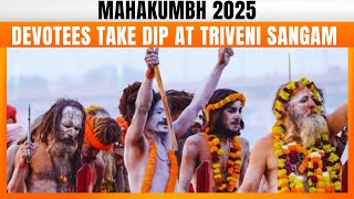 Devotees Take Holy Dip At Triveni Sangam Ahead Of MahaKumbh 2025 | News9