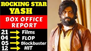 Rocking Star Yash "Hit and flop movie list with Box office analysis and collection||malisha jarin