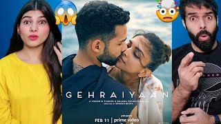 GEHRAIYAAN - Official Trailer REACTION!! | Deepika Padukone, Siddhant Chaturvedi, Ananya Panday