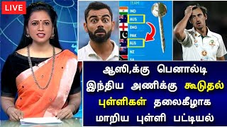 WTC புள்ளிபட்டியல் ! ஆஸி,க்கு பெனால்ட்டி ! ஐசிசி நடவடிக்கை ! எகிறிய இந்தியாவின் ரன் ரேட்