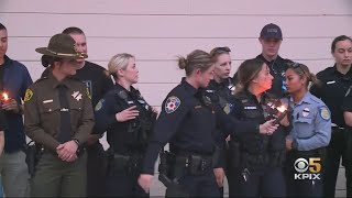 Slain Sacramento Officer Tara O'Sullivan Honored At Vigil