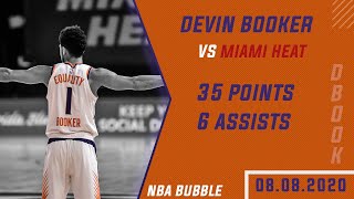 Devin Booker Full Highlights vs Miami Heat ● 35 Points! ● NBA Bubble