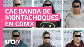 ¡Cae banda de montachoques en CDMX! Detienen a 8 con 45 mil pesos en la Venustiano Carranza