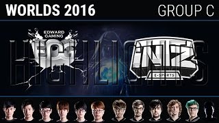 Edward Gaming vs INTZ e-Sports, Highlights, S6 World Championship 2016 Week 2 Group A Day 6, EDG vs