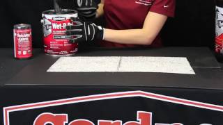 How to seal Roof Cracks \u0026 Holes using Wet-R-Dri® Roof Cement