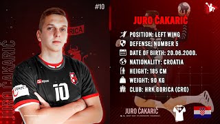 Juro Čakarić - Left Wing - HRK Gorica - Highlights - Handball - CV - 2022/23