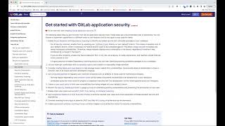 Getting started with GitLab Security walkthrough