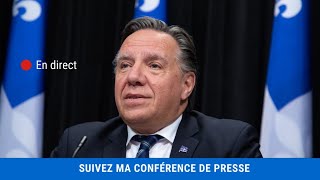 Conférence de presse du premier ministre