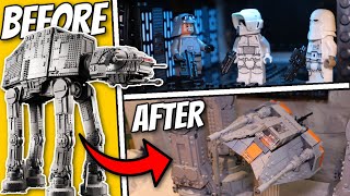 I UPGRADED the $850 LEGO UCS AT-AT!!