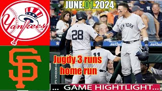 Yankees hoy vs. SF Giants JUNE 01, 2024 FULL GAME HIGHLIGHTS | MLB Season 2024