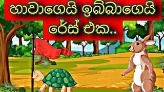 හාවාගෙයි ඉබ්බාගෙයි රේස් එක. | hawa saha ibba res eka cartoon #sinhala #kathandara #cartoon #shorts