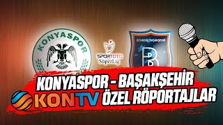 Konyaspor 2-1 Başakşehir (Maç Sonu Röportajlar)