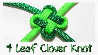 Tutorial: 4 Leaf Clover Knot