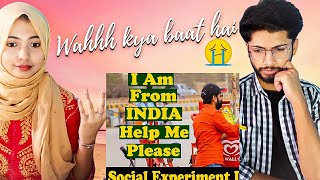 Indian guy asking Help from Pakistani people | Social experiment | Indian reaction