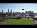 watch collingwood training with a birds eye view 🚁