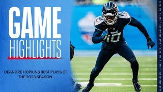 DeAndre Hopkins Best Plays of the 2023 Season | Game Highlights