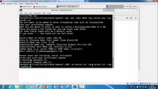 HTTPS configuration on Debian 9 with openssl