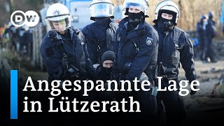 Aktivisten harren trotz Räumung in Lützerath aus | DW Nachrichten