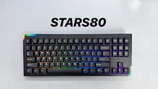 Salah Satu Barebone Alu TKL Layout Keyboard Terbaik - Stars80 by Weikav