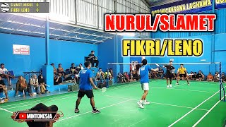ALOOT !!! PERANG BINTANG !! FIKRI/LENO VS NURUL/SLAMET | KAPOLRES CUP SEMIFINAL
