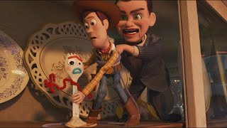 Toy Story 4 (2019)  -  Team Woody Vs Team Gabby Scene