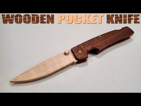 How To Make A Wooden Pocket Knife With Hand Tools How To Make A Wooden Pocket Knife With Hand Tools