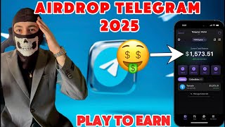 AirDrop Telegram 2025 : Gagnez des Cryptos en Jouant avec le Play to Earn 🎮💸