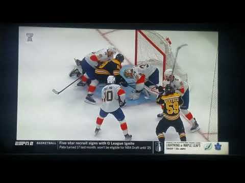 East 1st Round Game 1 - FLA Vs BOS - Bruins Lead 3-1 - YouTube