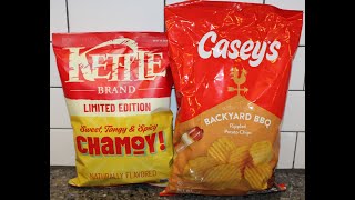 Kettle Brand Chamoy \u0026 Casey’s Backyard BBQ Potato Chips Review