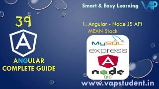 39. MEAN Stack | MySQL | NodeJS | API | Angular (Tamil)
