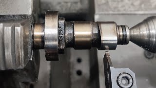 how to lathe the camshaft add open the valve