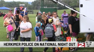 Herkimer Police Give Back to Community at National Night Out