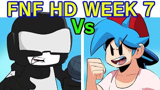Friday Night Funkin' VS Tankman HD FULL WEEK + Cutscenes (FNF HD Mod/Hard) (Week 7/Pico HD)